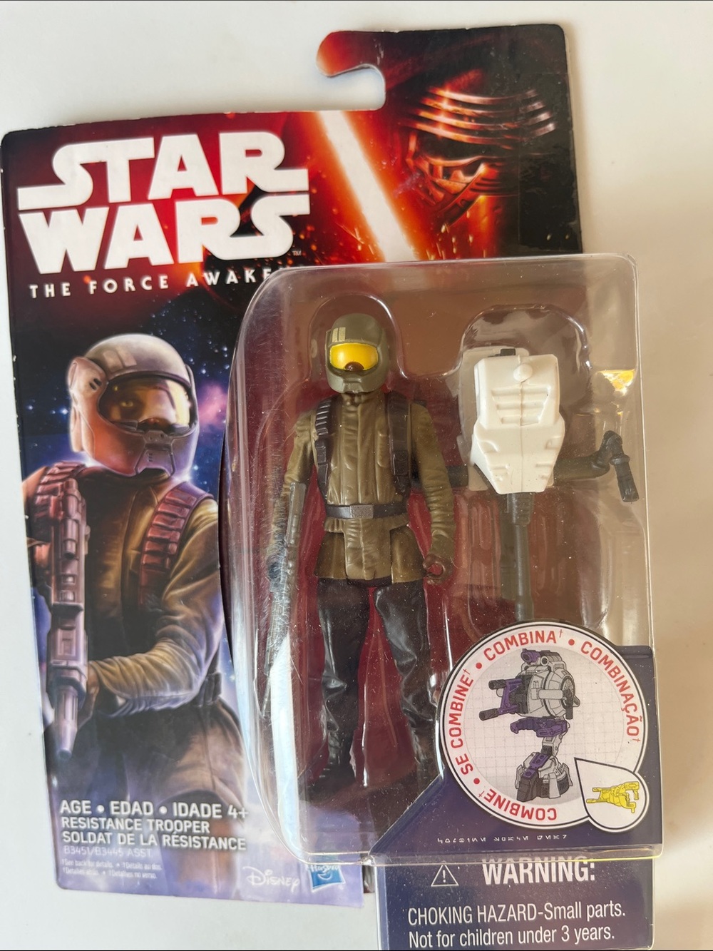 Disney Star Wars Resistance Trooper Action Figure - Olive, Black & Yellow Visor
